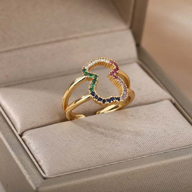 Bague 7 Chakras Chevalière Femme