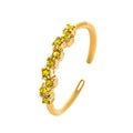 Bague Anneau avec Zircon Pierre de Naissance