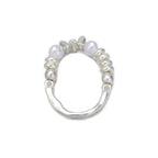 Elégante Bague Anneau en Perles