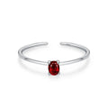 Bague Anneau en Zircon Coloré Pierre de Naissance