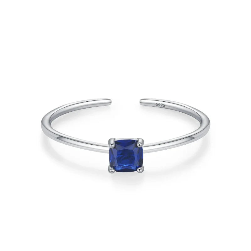 Bague Anneau en Zircon Coloré Pierre de Naissance