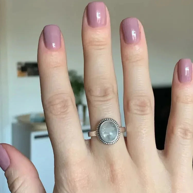 Bague Anneau Fertilité Pierre de Lune