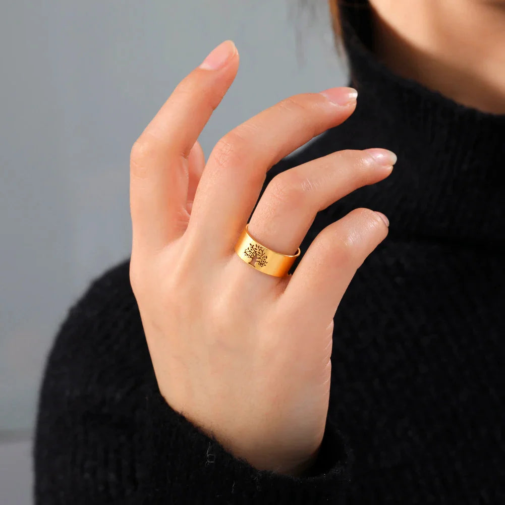 Bague Arbre de Vie Eternité or