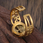 Bague Arbre de Vie Femme Anneau Or