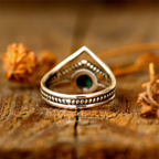 Bague Bohème Pierre Naturelle