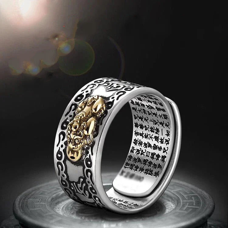 Bague Bouddhiste Om Tibétain pour Homme ou Femme