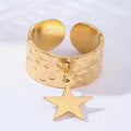 Bague de Charme Etoile pour Femme or