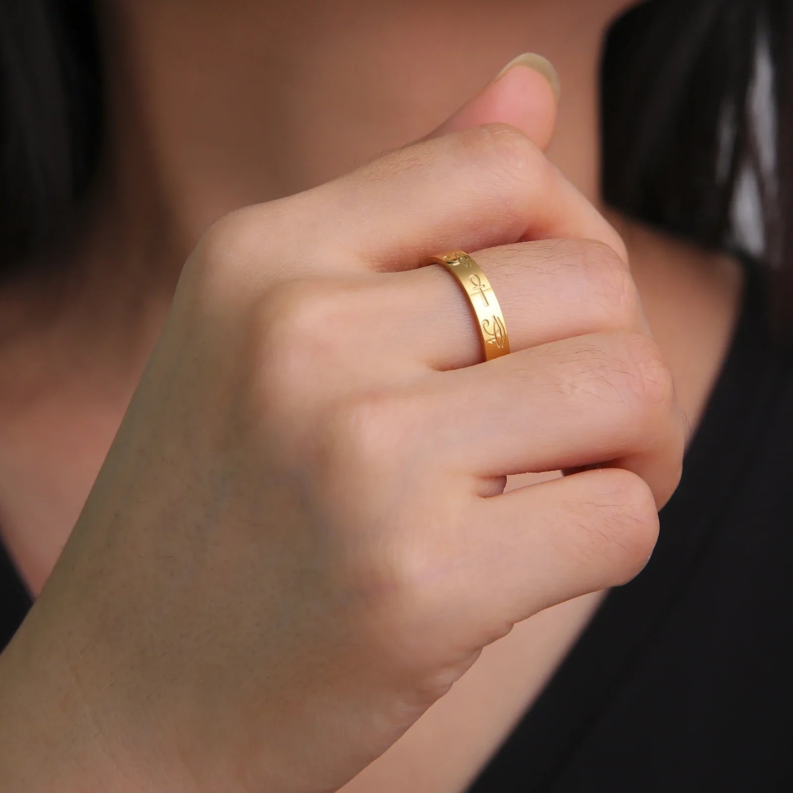 Bague Egyptienne pour Femme or
