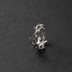 Bague en Branches de Corail Argentée