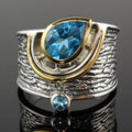 Bague Ethnique Argent et Pierre