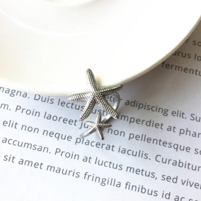 Bague Étoile de Mer argent