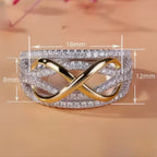 Bague Infini Or & Diamant pour Femme