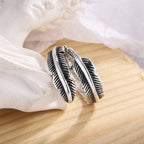 Bague Plume Style Ethnique Femme