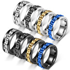 Bague Rotative contre l'Anxiété pour Homme 
