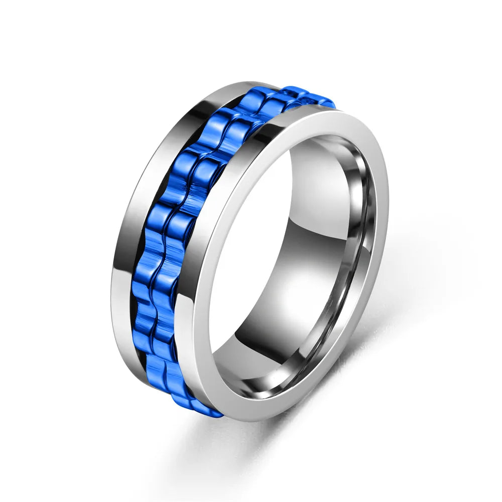 Bague Rotative contre l'Anxiété pour Homme 3