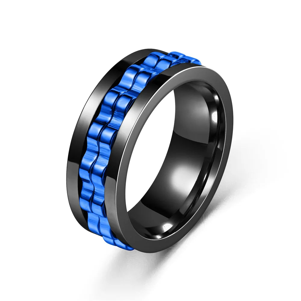Bague Rotative contre l'Anxiété pour Homme 5