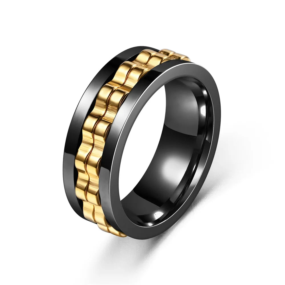 Bague Rotative contre l'Anxiété pour Homme 7