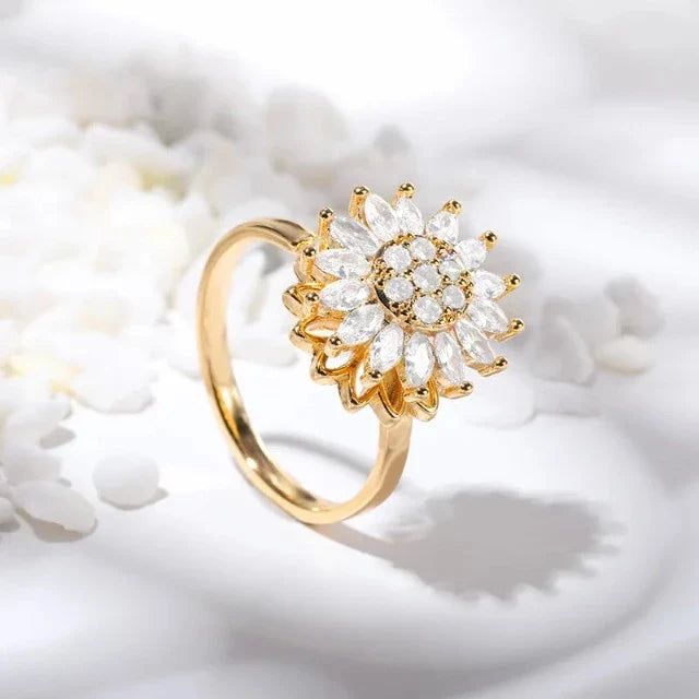 Bague Tournesol Anti Stress