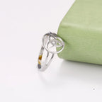 Bague Triquetra Noeud de la Trinité Irlandais argent