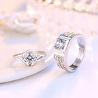 Bagues pour Couples Anneau Fleur