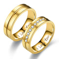 Bagues pour Couples Anneau Love or