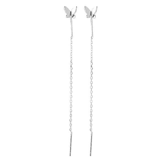 Boucle d'Oreille Papillon argent