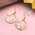 Boucles d'Oreilles Chat Mignon