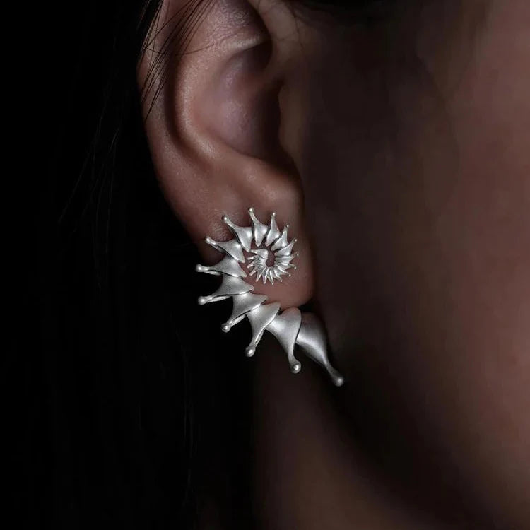 Boucles d'Oreilles Clou Design Coquillage