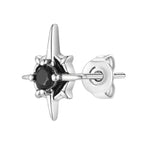 Boucles d'Oreilles Clou Etoile avec Zircon