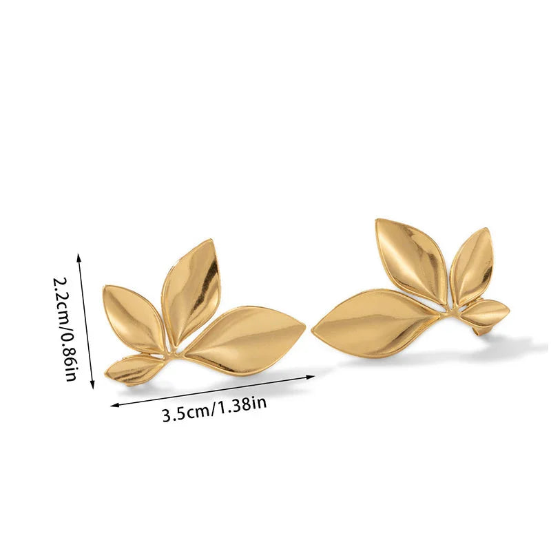 Boucles d'Oreilles Clou Fleurs