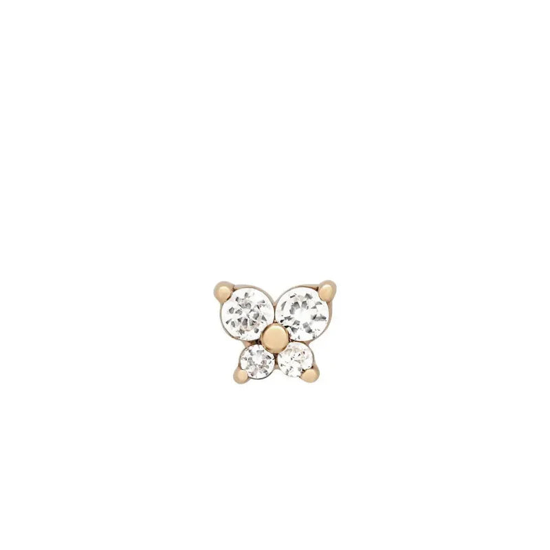 Boucles d'Oreilles Clou Pierre de Naissance
