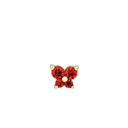 Boucles d'Oreilles Clou Pierre de Naissance