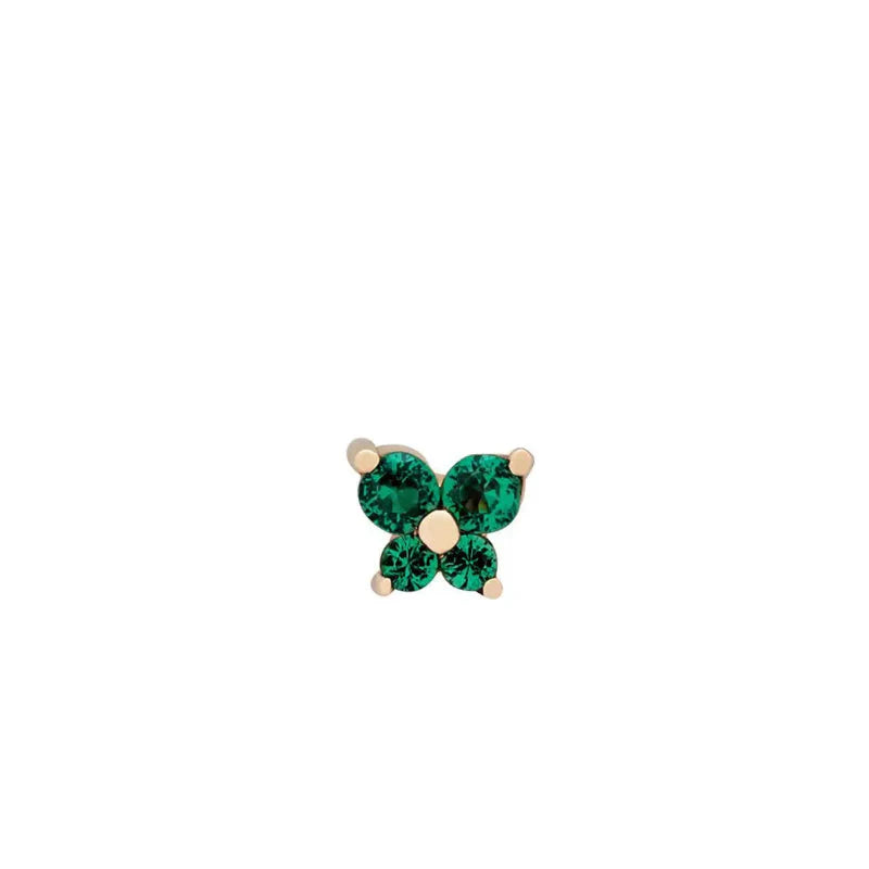 Boucles d'Oreilles Clou Pierre de Naissance