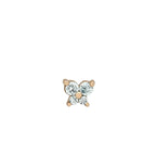 Boucles d'Oreilles Clou Pierre de Naissance