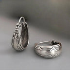 Boucles d'Oreilles Créoles Ethniques Vintages