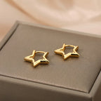 Boucles d'Oreilles Créoles Etoile