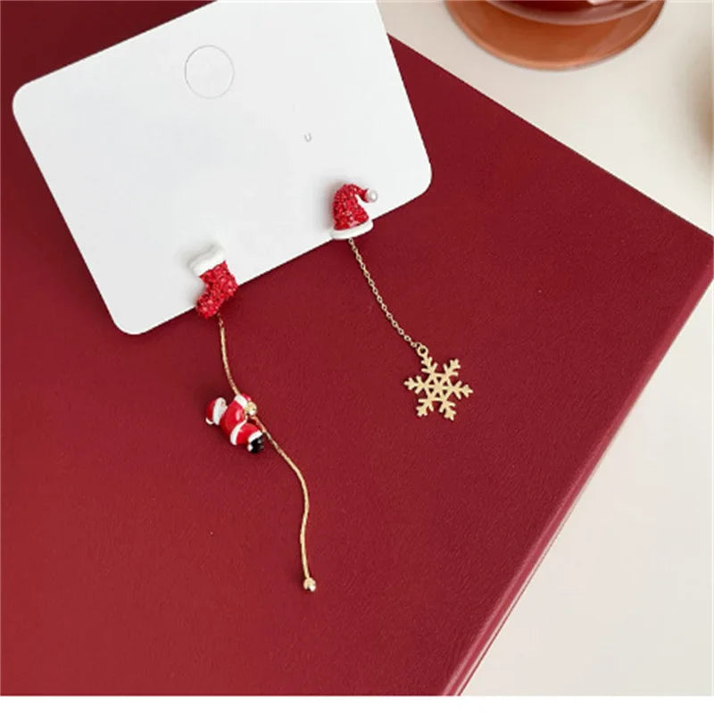 Boucles d'Oreilles de Noël