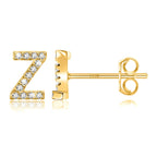 Boucles d'oreilles initiale or z