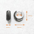 Boucles d'Oreilles Onyx - Exception®