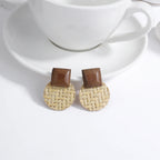 Boucles d'Oreilles Pendantes de Style Bohême Effet Naturel