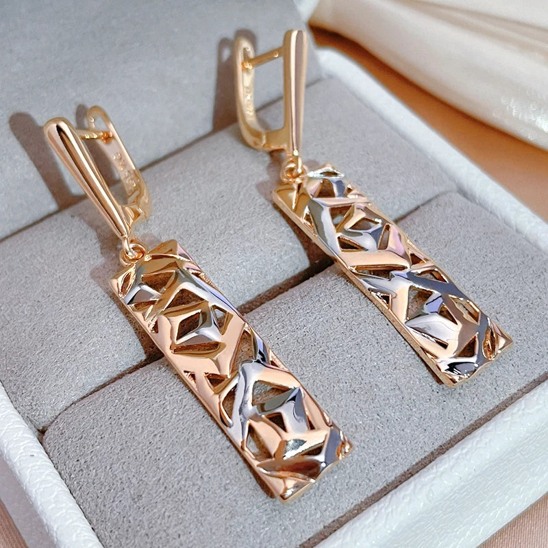 Boucles d'Oreilles Pendantes Ethniques Modernes