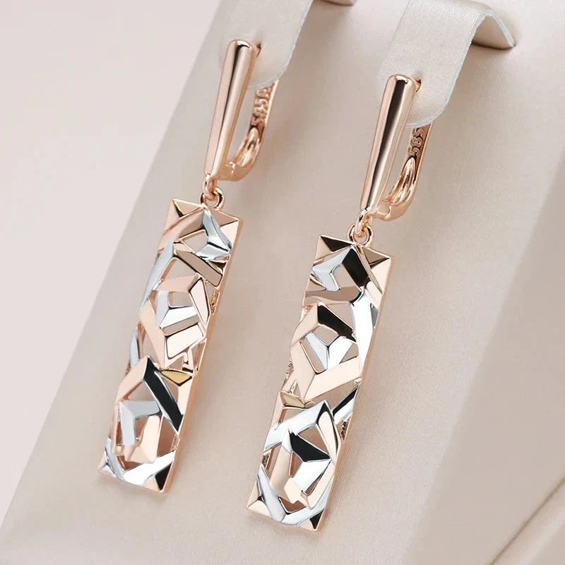 Boucles d'Oreilles Pendantes Ethniques Modernes