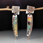 Boucles d'Oreilles Pendantes Ethniques Tribales