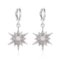 Boucles d'Oreilles Soleil argent