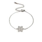Bracelet Femme Cube de Métatron argent