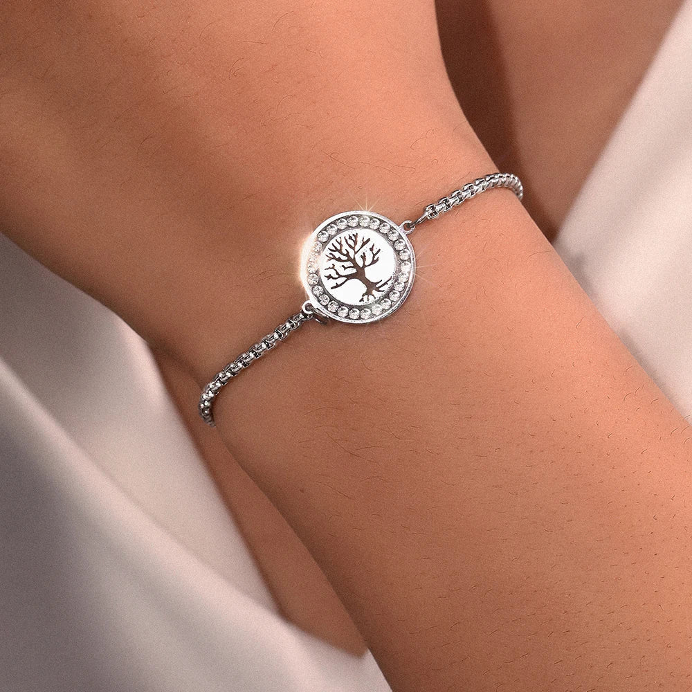 Bracelet avec Arbre de Vie argent