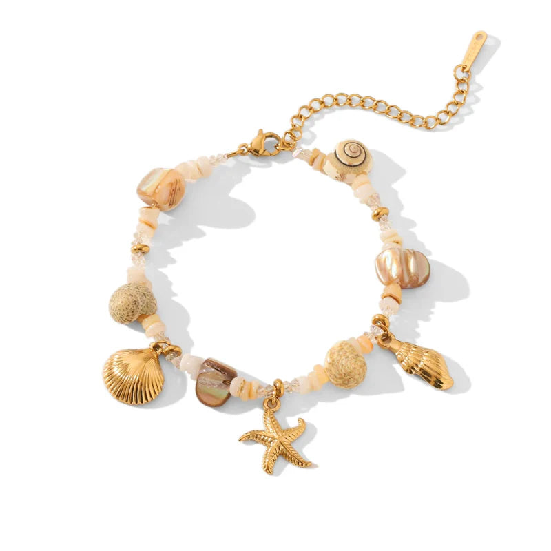 Bracelet avec Coquillages et Nacre