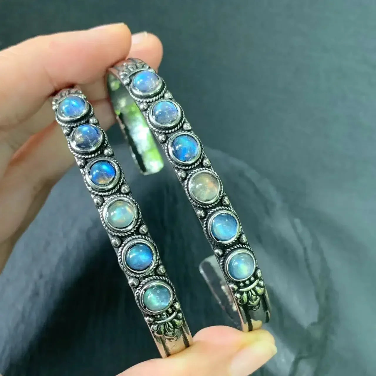 Bracelet avec Pierres de Lune
