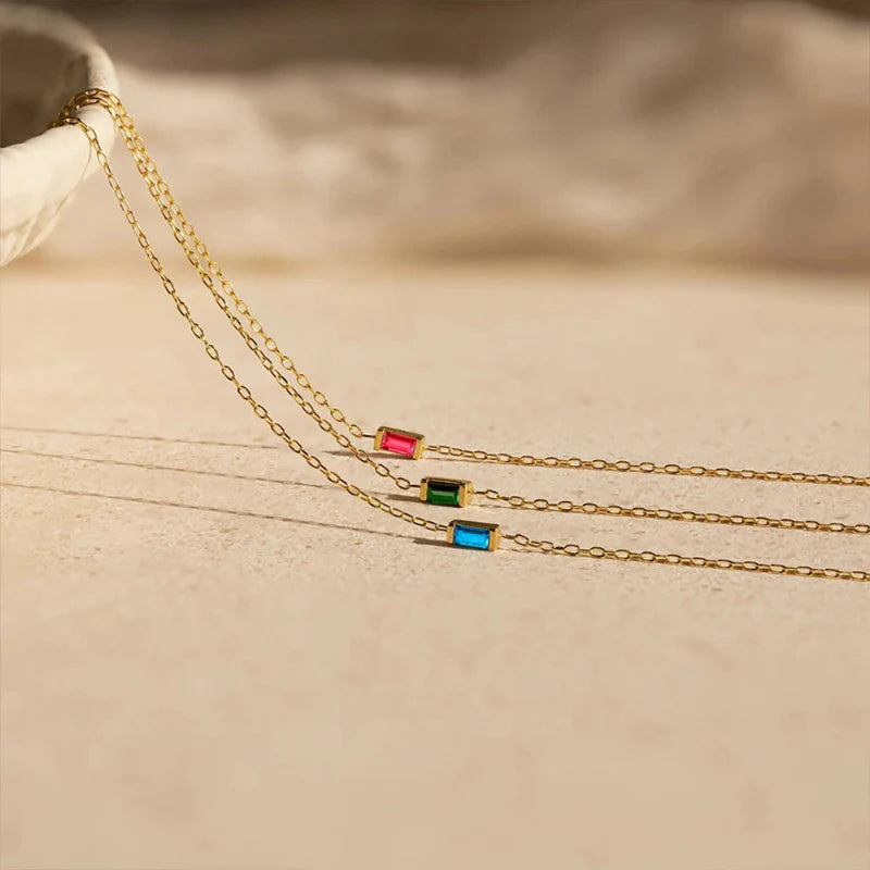 Bracelet avec Pierre de Naissance Colorée