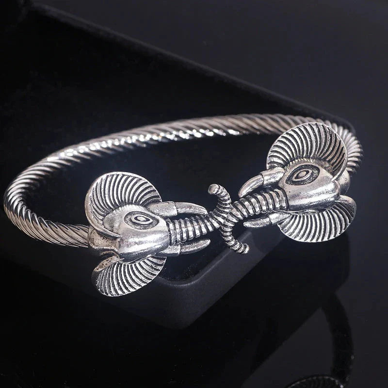 Bracelet Bouddhiste avec Eléphants pour Femme
